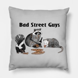 Racoon, skunk & opossum Pillow