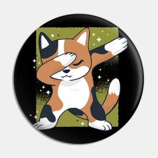 Cute Cartoon Cat Dabbing Pin