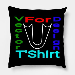 vector for t-shirt design Pillow