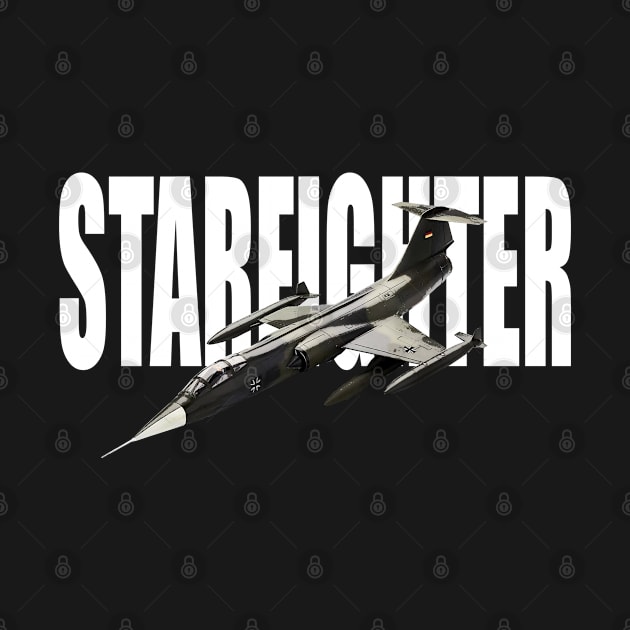 Lockheed F-104 Starfighter Fighter Plane by Dirty Custard Designs 