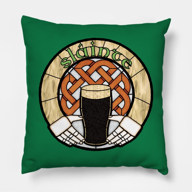 Sláinte Pillow by jephwho