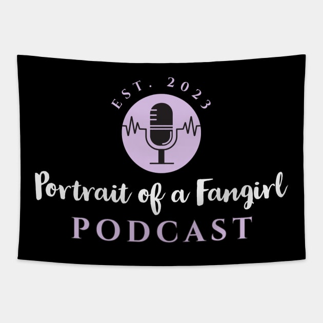 Portrait of a Fangirl Podcast Tapestry by templeofgeek