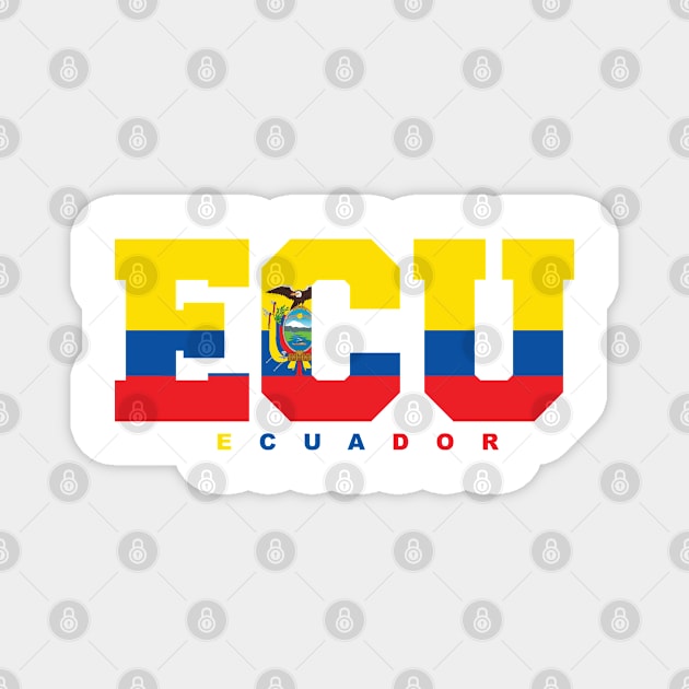 Ecuador Magnet by BAOM_OMBA