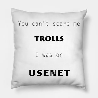 I was on USENET Pillow