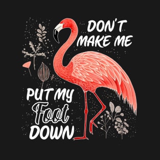 Feathered Flair Flamingo Artistry, Perfect Tee for Bird Enthusiasts T-Shirt