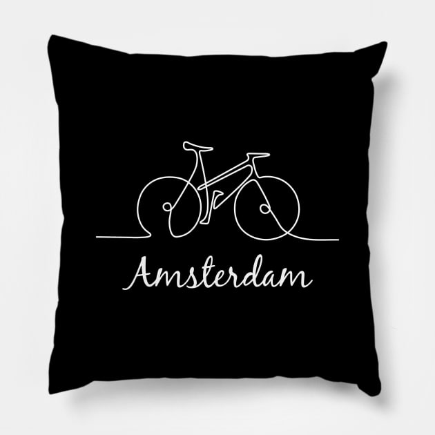 Amsterdam Pillow by TravelGiftDesign