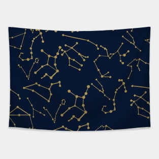 Blue Zodiacs Tapestry