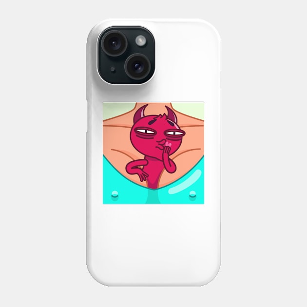 The red devil is so cool Phone Case by ManimeXP