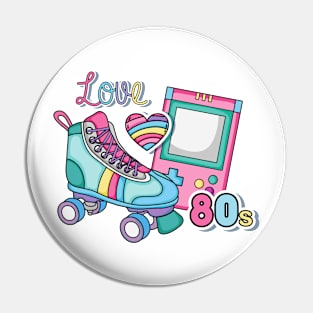 80s lovers Pin