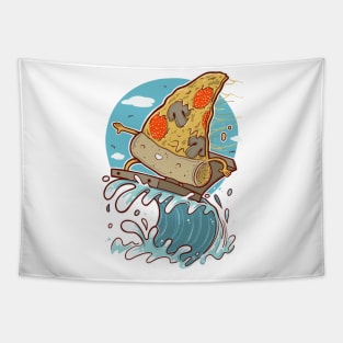 PIZZA SURFING Tapestry