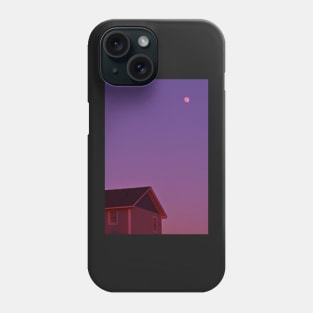 Moonrise from North Carolina - Purple Remix Phone Case