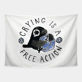 Crying Is A Free Action Tapestry