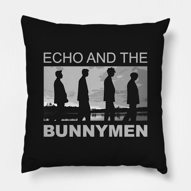 Echo and bunnymen - Fanart Pillow by Aprilskies