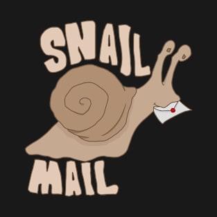 Cute Beige Snail Mail T-Shirt