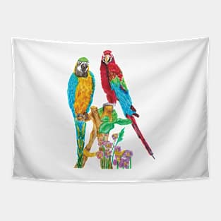 Parrots Tapestry