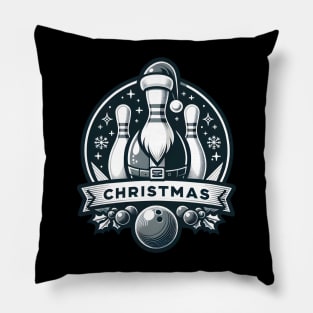 Bowling Christmas Pillow