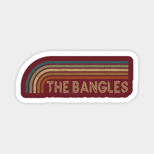 The Bangles Retro Stripes Magnet