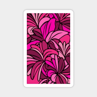 Flower Petals Inspired Art Magnet