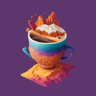 Snow Mountain Cup of Coffee T-Shirt