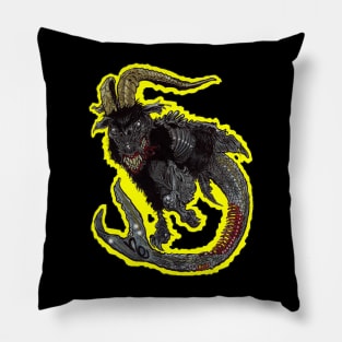 Zombie Art : ZOMBIE ZODIAC HORRORSCOPE (Capricorn) Pillow