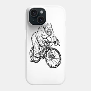 SEEMBO Gorilla Cycling Bicycle Bicycling Cyclist Biking Bike Phone Case