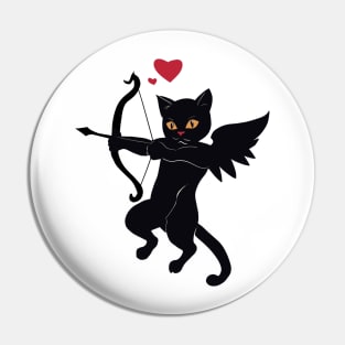 The Cat Cupid Pin