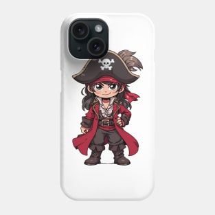 Cute Happy Cartoon Pirate Buchaneer Boy Phone Case