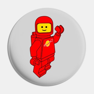 Spaceman! (Red) Pin