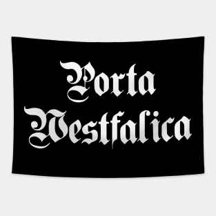 Porta Westfalica written with gothic font Tapestry