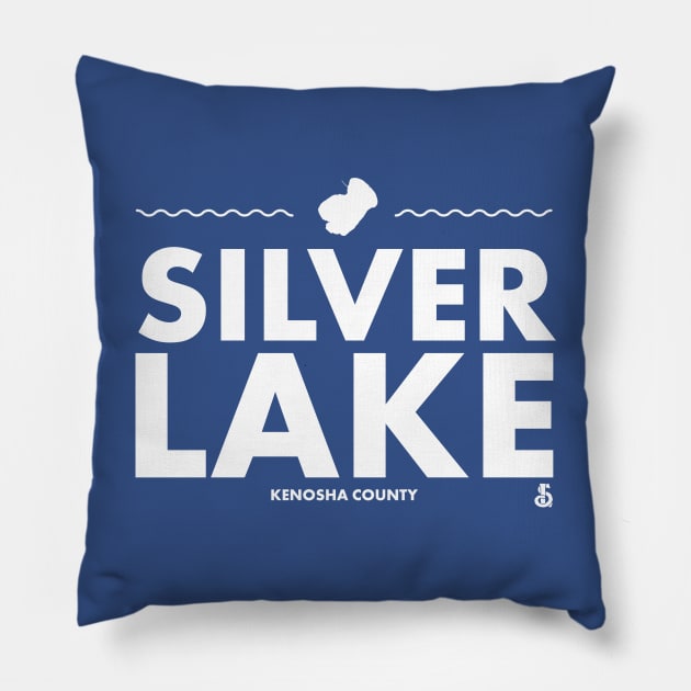 Kenosha County, Wisconsin - Silver Lake Pillow by LakesideGear