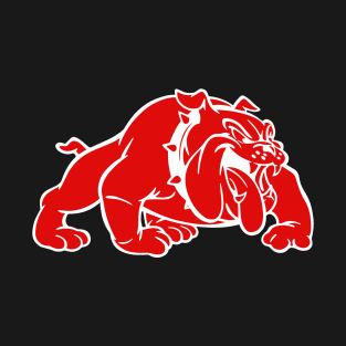 Wilson Football Helmet Logo (Red Bulldog) T-Shirt