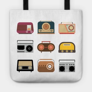 Vintage Radio Collection Tote