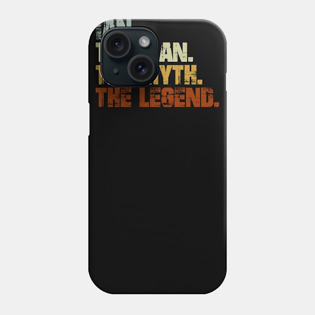 IAN The Man The Myth The Legend Phone Case by designbym