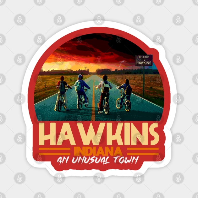 Hawkins Stranger Things Magnet by SibaritShirt