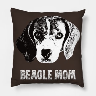 Beagle Mom Beagle Design Pillow