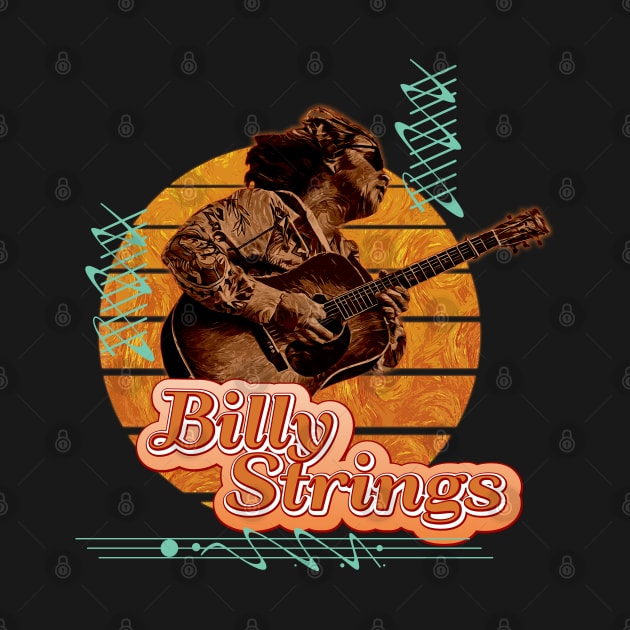 Billy Strings \\ Retro Art by Nana On Here