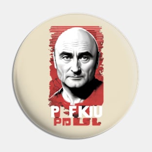 phil collins // vektor art design v6 Pin