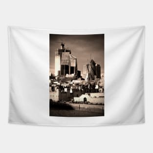 City of London Cityscape Skyline England UK Tapestry