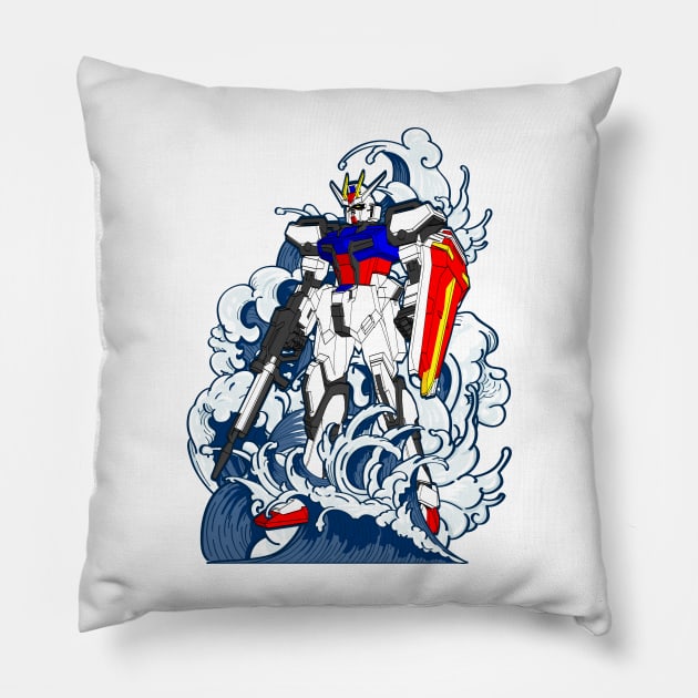 GAT-X105 Strike Gundam Pillow by gblackid