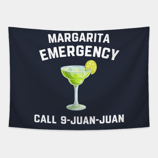 Margarita Emergency Mexican Fiesta Funny Cinco de Mayo Tapestry by Med-ElAlami