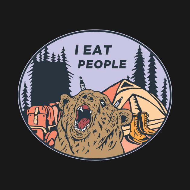 Camping, I Eat People by joesemelah