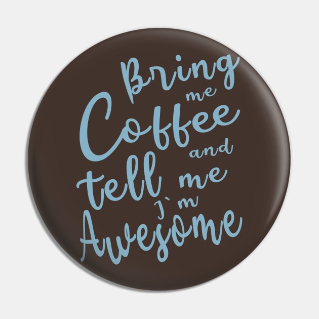 Coffee lovers gift Pin by FlyingWhale369