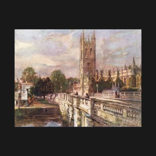 Magdalen tower & bridge, Oxford 1900s T-Shirt