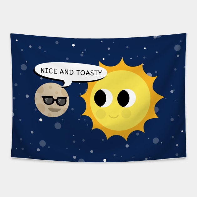 mercury is a cool pal Tapestry by maybeeloise