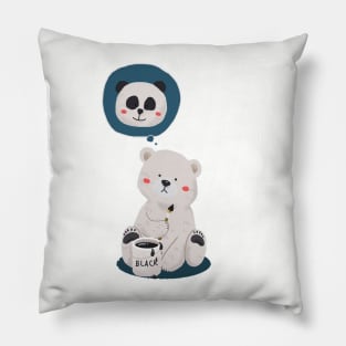 polar panda Pillow