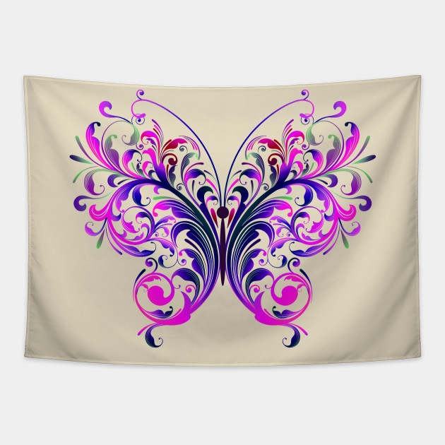 Life Is Like A Butterfly Butterfly Tapestry Teepublic