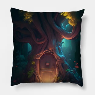 Fantasy Forest Pillow