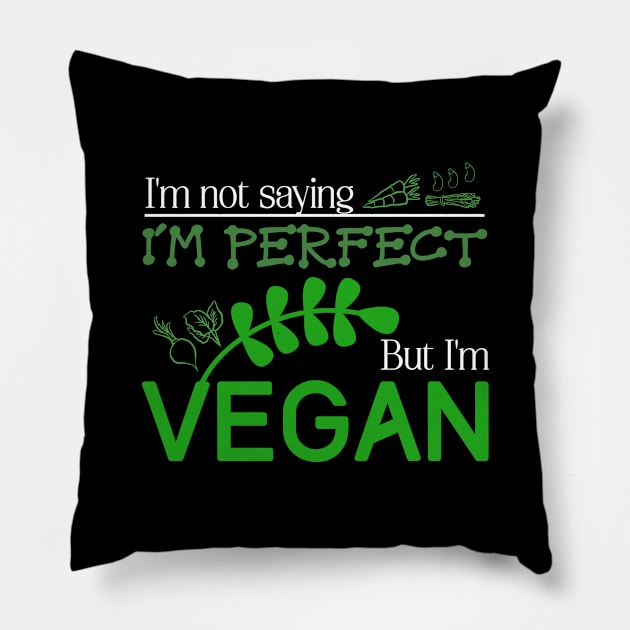 Healthy Lifestyle Organic Food Vegan Pillow by shirtsyoulike