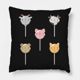 Farm animals lollipop set Pillow