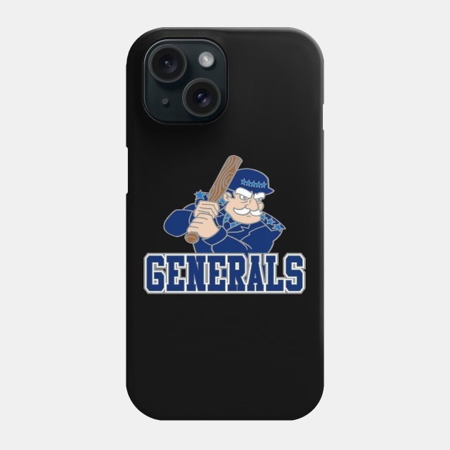 Generals Baseball Logo Phone Case by DavesTees